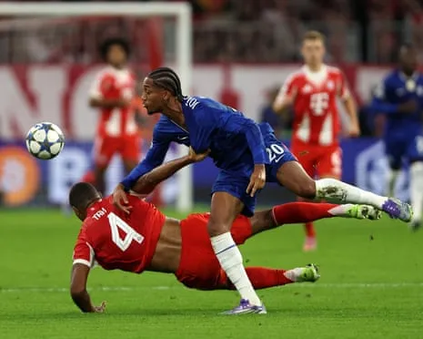 The Blues' boss explodes as the German giants center-back Tah escapes sending-off in Champions League defeat